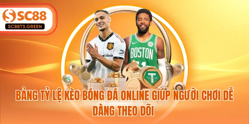 Bảng tỷ lệ kèo bóng đá online giúp người chơi dễ dàng theo dõi 
